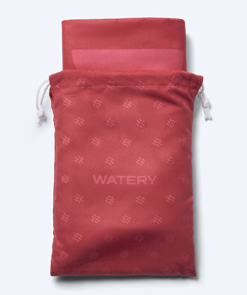 Watery Mikrofaser Badetuch (175 x 110 cm) - Rafferty - Rot