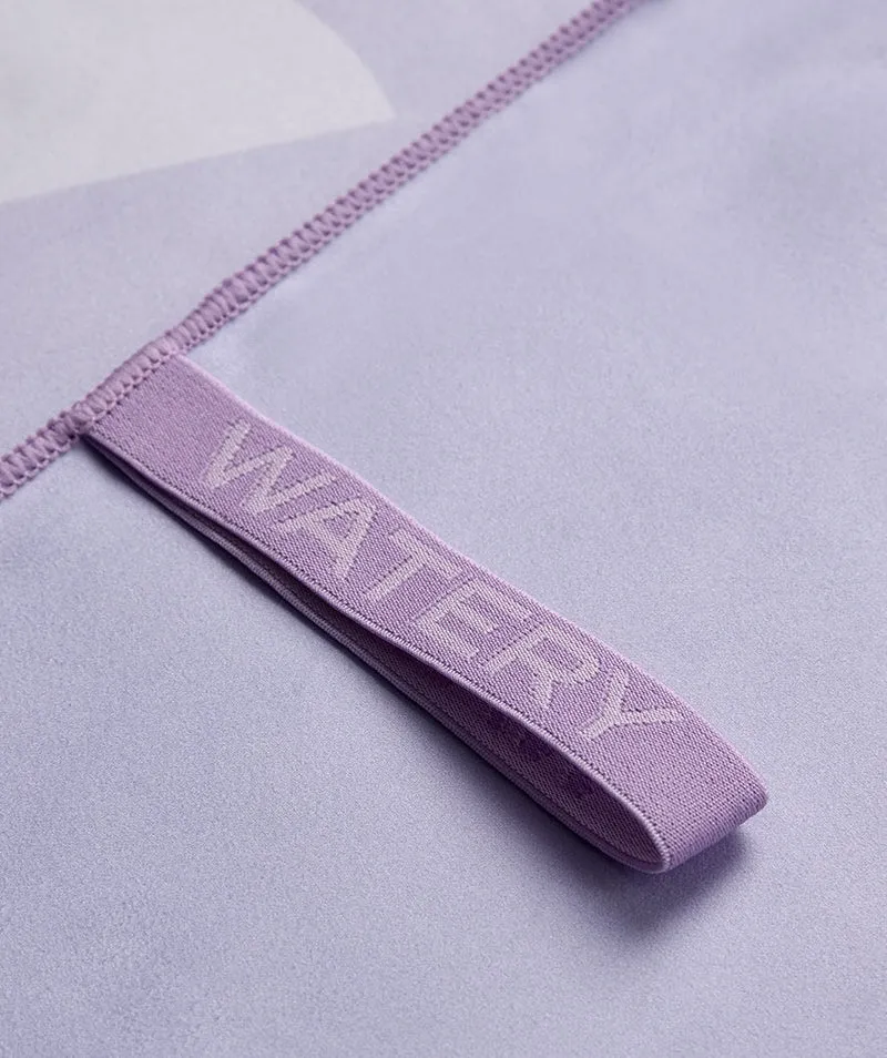 Watery Mikrofaser Badetuch (175 x 110 cm) - Rafferty - Dust Purple