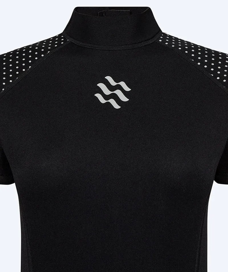 Watery Neoprenanzug für Damen - Kurzarm Duncan (3mm) - Schwarz