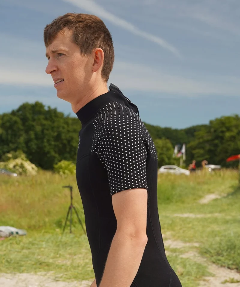 Watery Neoprenanzug für Herren - Kurzarm Duncan (3mm) - Schwarz