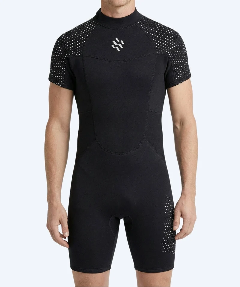 Watery Neoprenanzug für Herren - Kurzarm Duncan (3mm) - Schwarz