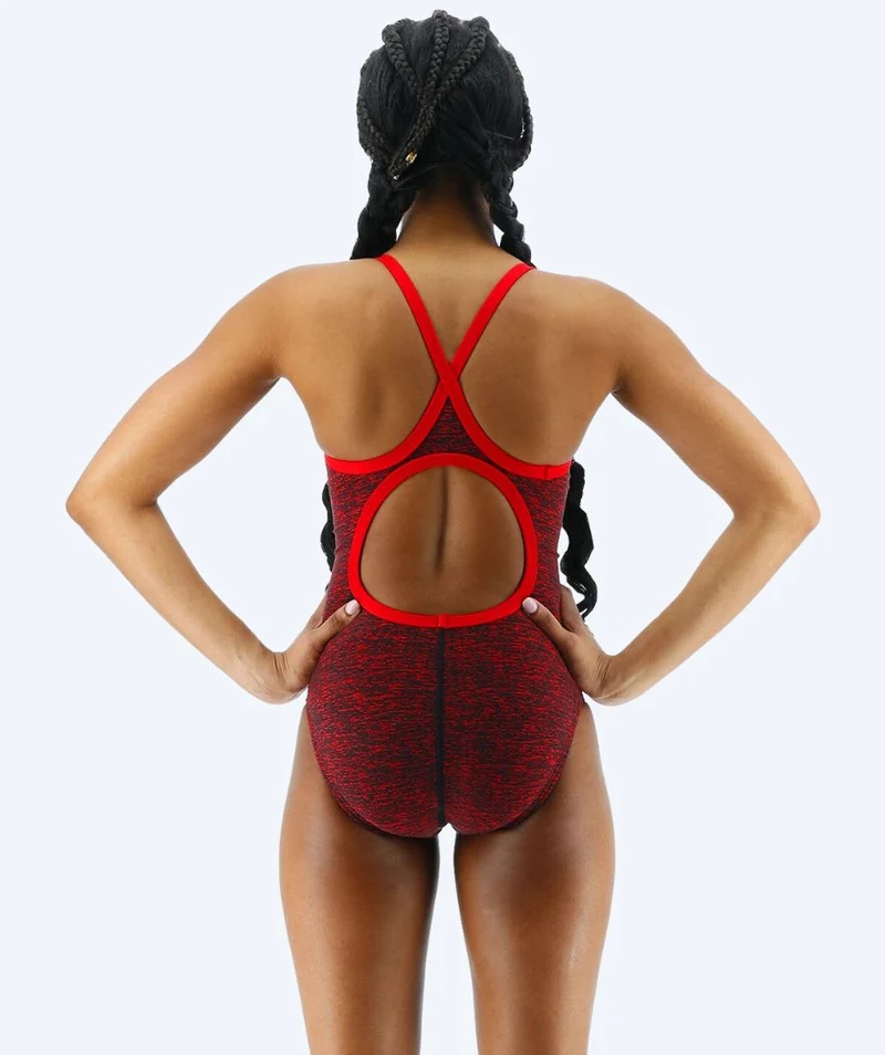 TYR Badeanzug für Damen - Durafast Elite Lapped - Dunkelrot