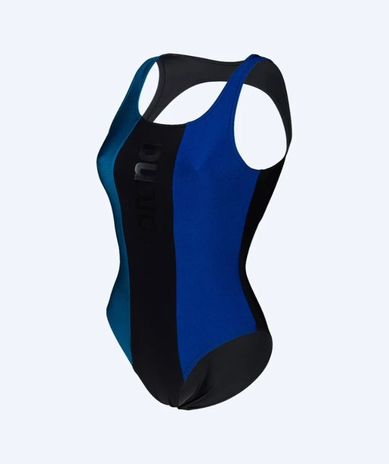 Arena Badeanzug für Damen - Just O-Back - Schwarz/Blau