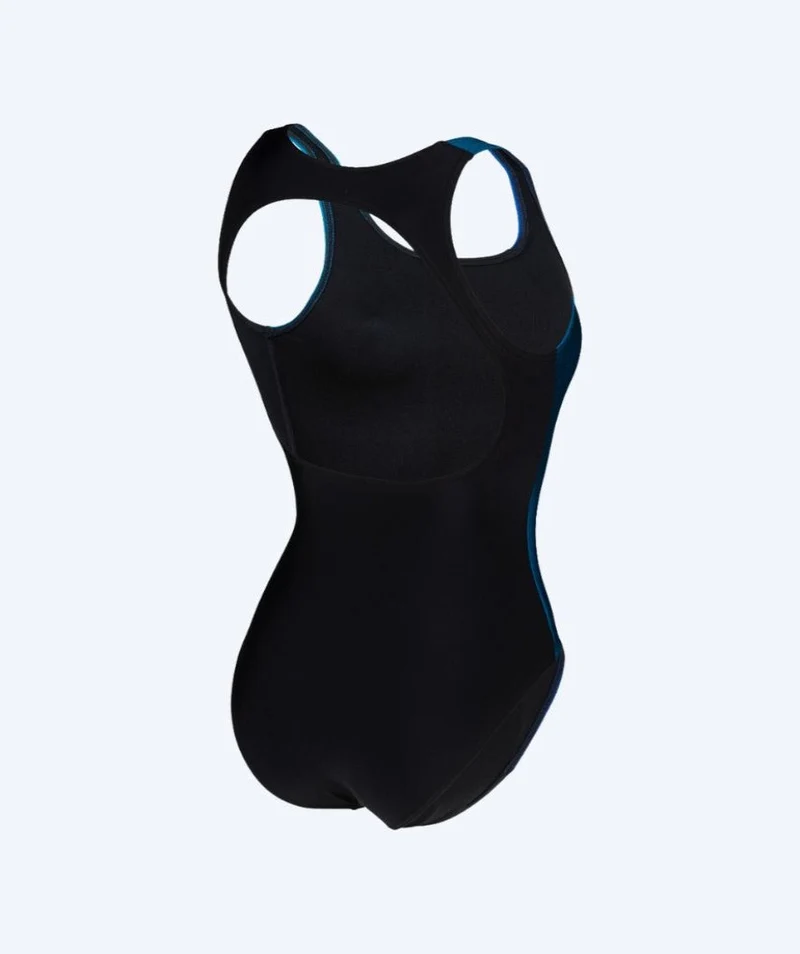 Arena Badeanzug für Damen - Just O-Back - Schwarz/Blau