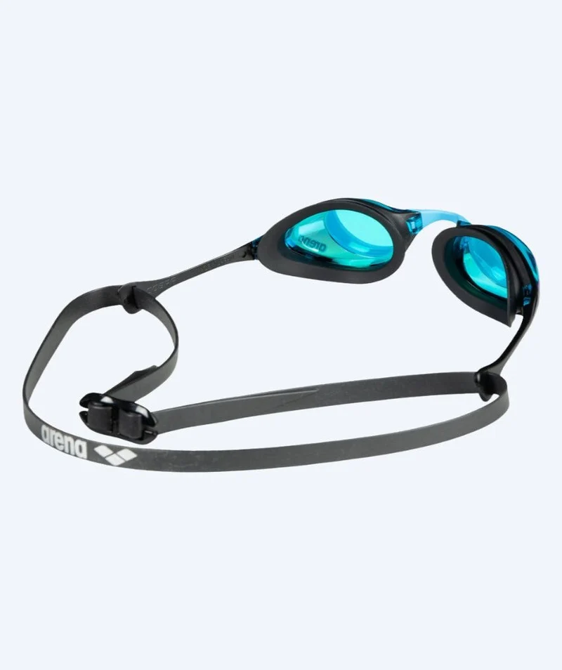 Arena Schwimmbrille - Cobra SWIPE Mirror - Schwarz/aqua