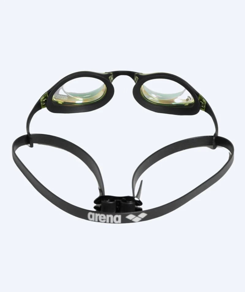 Arena Schwimmbrille - Cobra SWIPE Mirror - Schwarz/Gelb