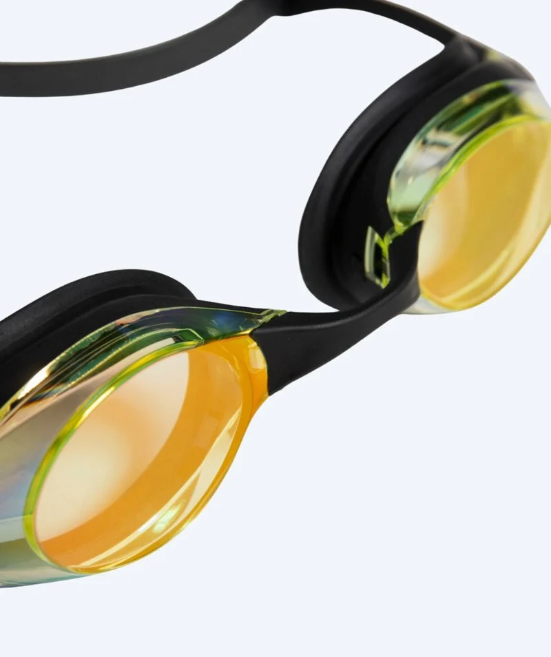 Arena Schwimmbrille - Cobra SWIPE Mirror - Schwarz/Gelb