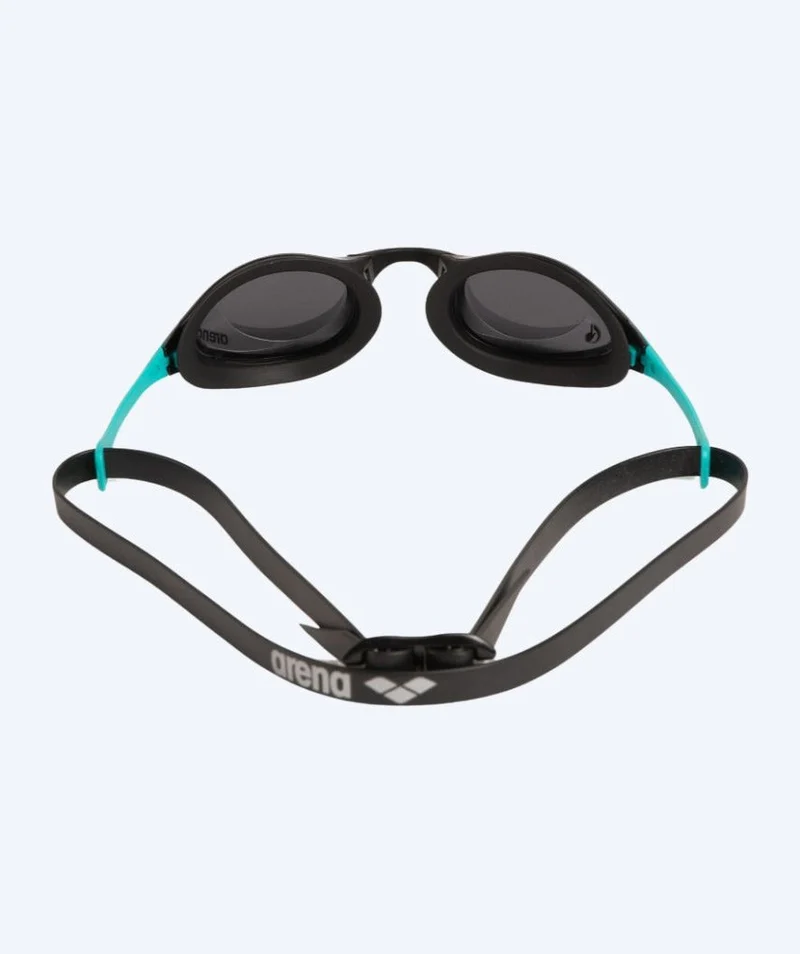 Arena Schwimmbrille - Cobra SWIPE Smoke - Schwarz/Hellblau