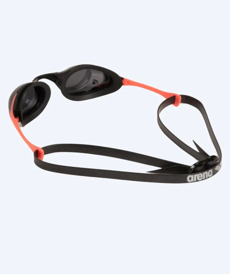 Arena Schwimmbrille - Cobra SWIPE Smoke - Schwarz/Koralle