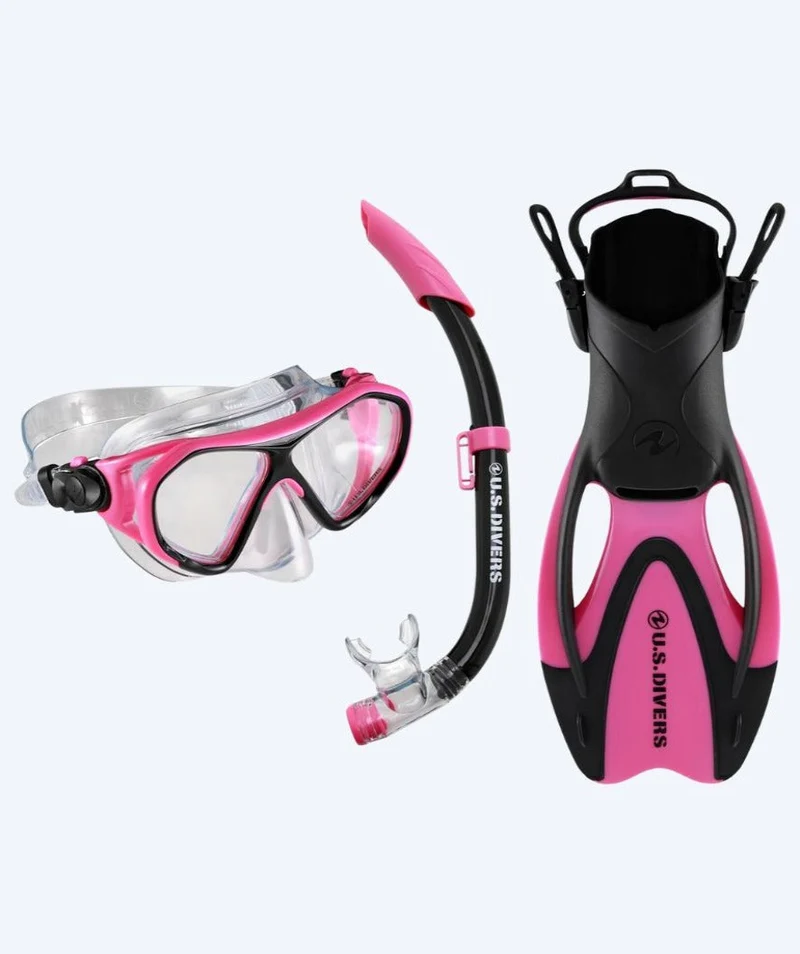 Aqualung Schnorchelset für Kinder (8-18) - Dorado II - Rosa/Schwarz