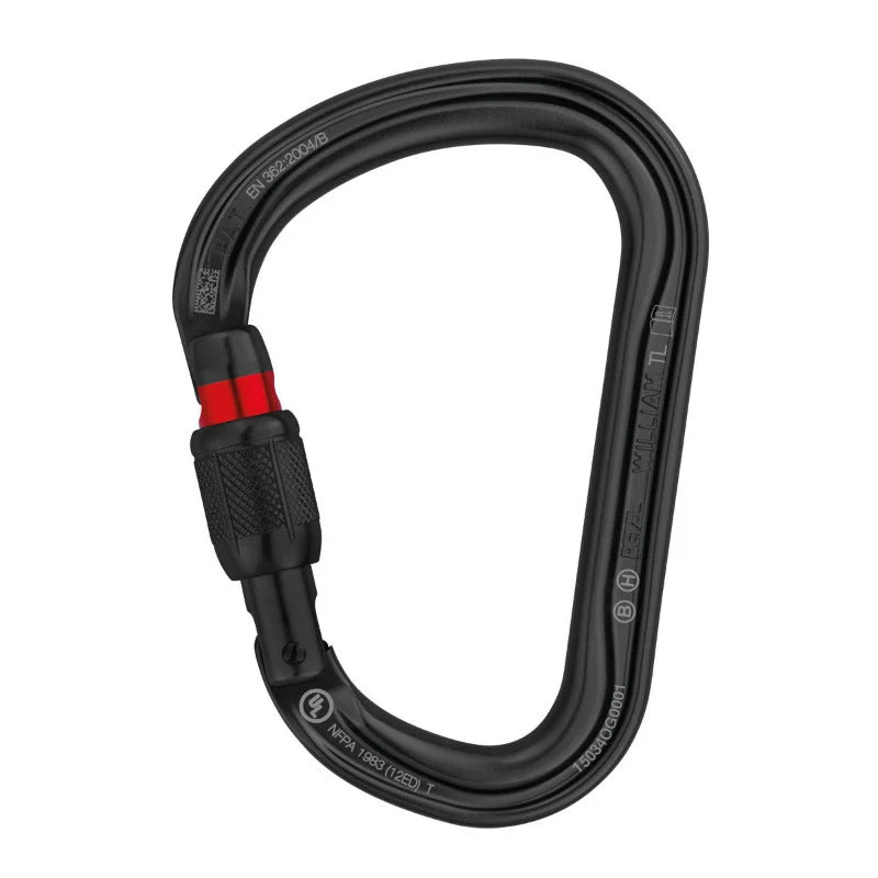 Petzl HMS WILLIAM Screw Alu-Karabiner