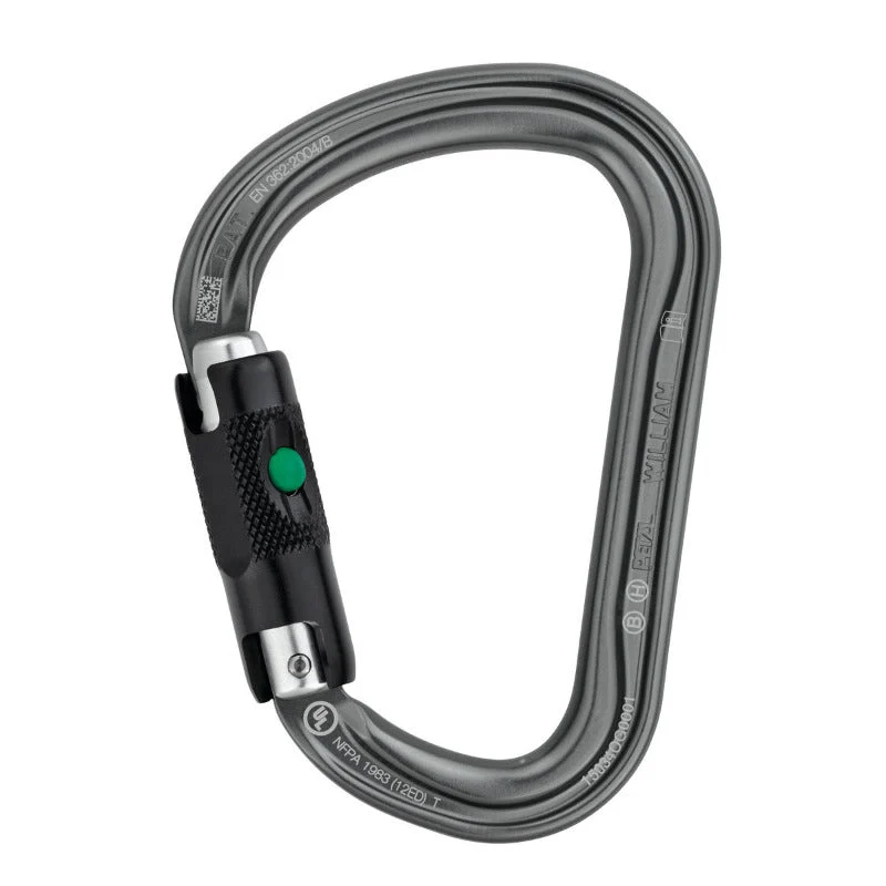 Petzl HMS WILLIAM BALL-Lock Alu-Karabiner