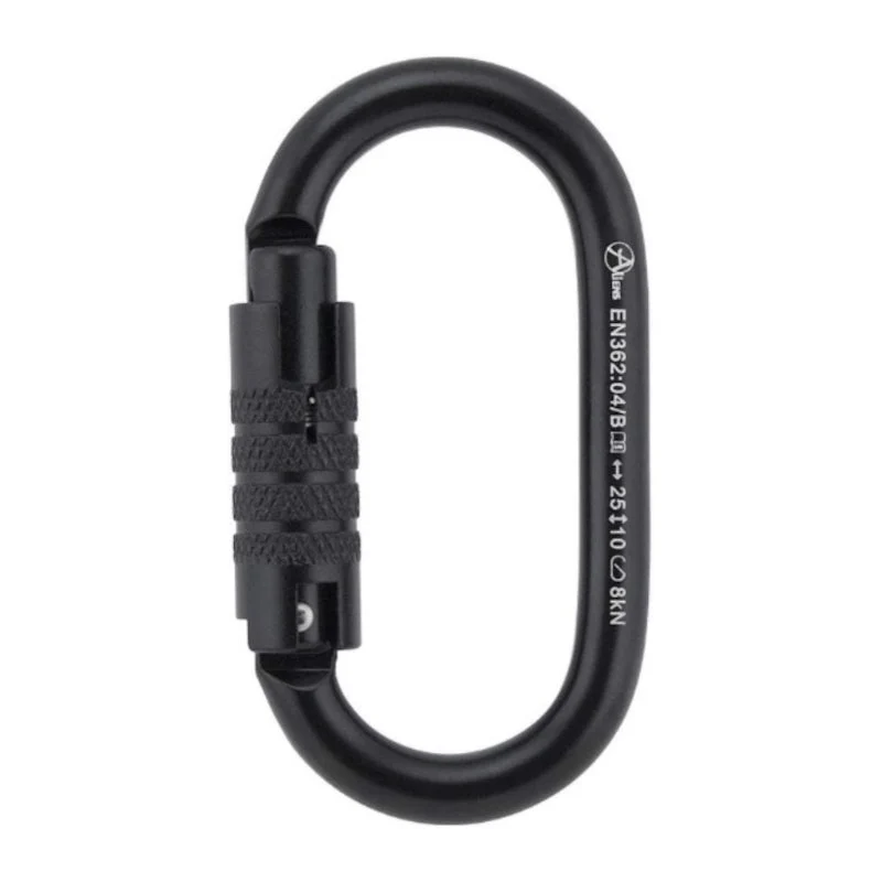 Aliens Total Oval Trilock Stahl-Karabiner
