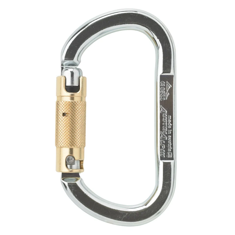 AustriAlpin Oval Asymm XL Trilock Stahl-Karabiner