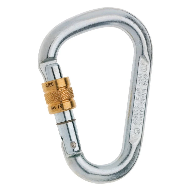 Edelrid HMS Screw Stahl-Karabiner