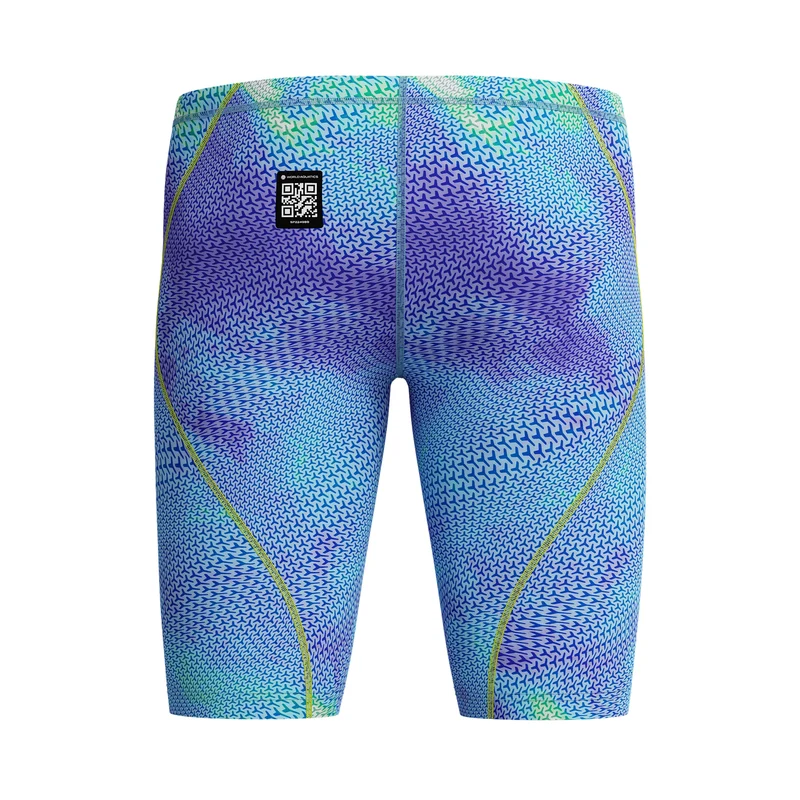 Speedo Mens Fastskin HyperSpark Solid Jammer - Under Current/Sugar Blue