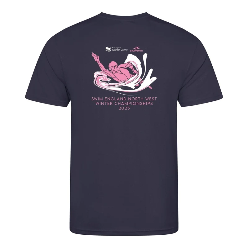 Swim England North West Winter Championships 2025 T-Shirt - Oxford Navy