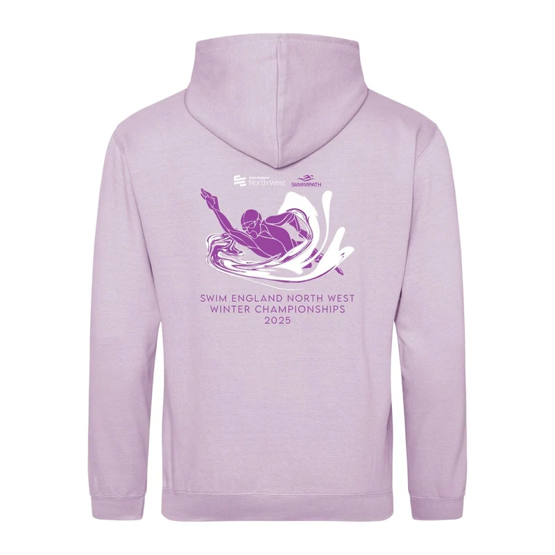 Swim England North West Winter Championships 2025 Hoodie - Lilac