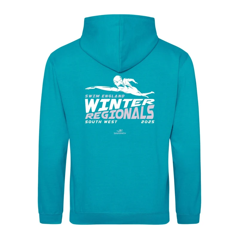 Swim England South West Winter Regionals 2025 Hoodie - Lagoon Blue