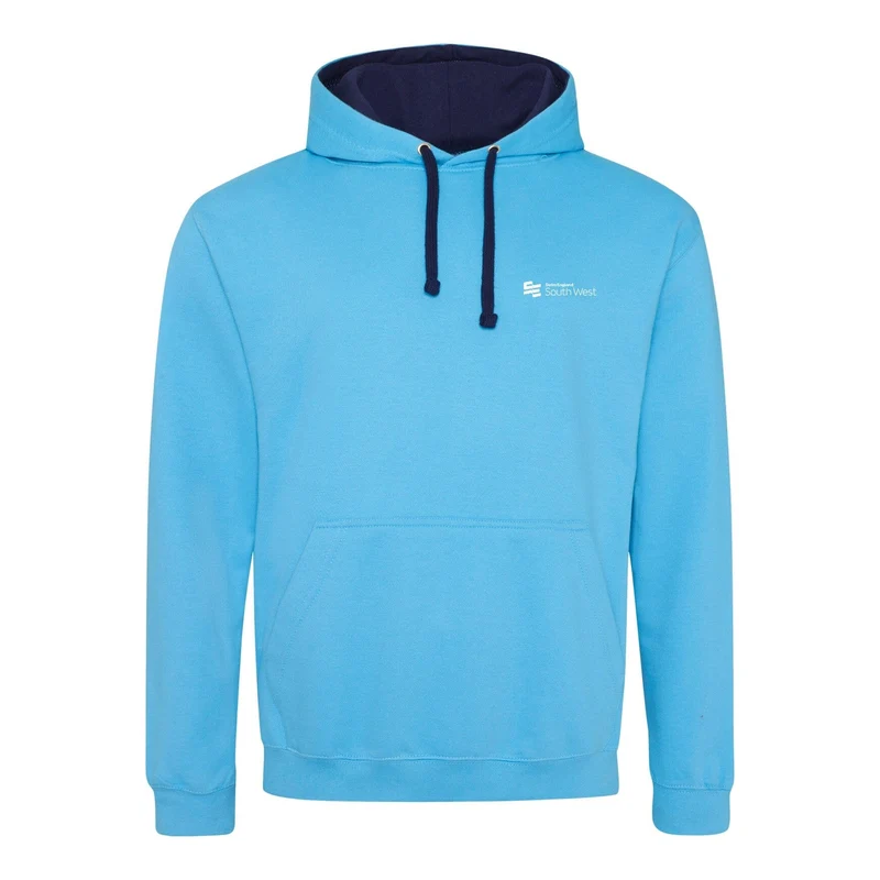 Swim England South West Winter Regionals 2025 Hoodie - Hawaiian Blue / Oxford Navy
