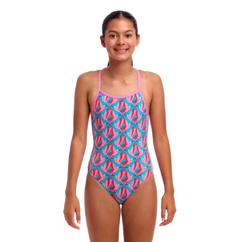 Funkita Hummy Bunny Single Strap Girls Swimsuit