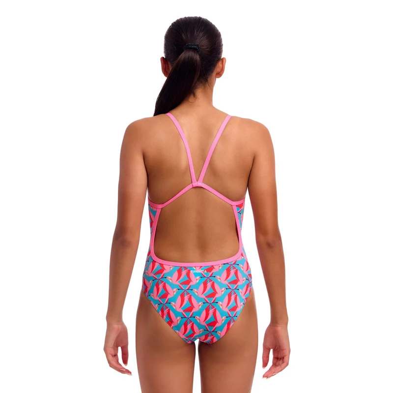 Funkita Hummy Bunny Single Strap Girls Swimsuit