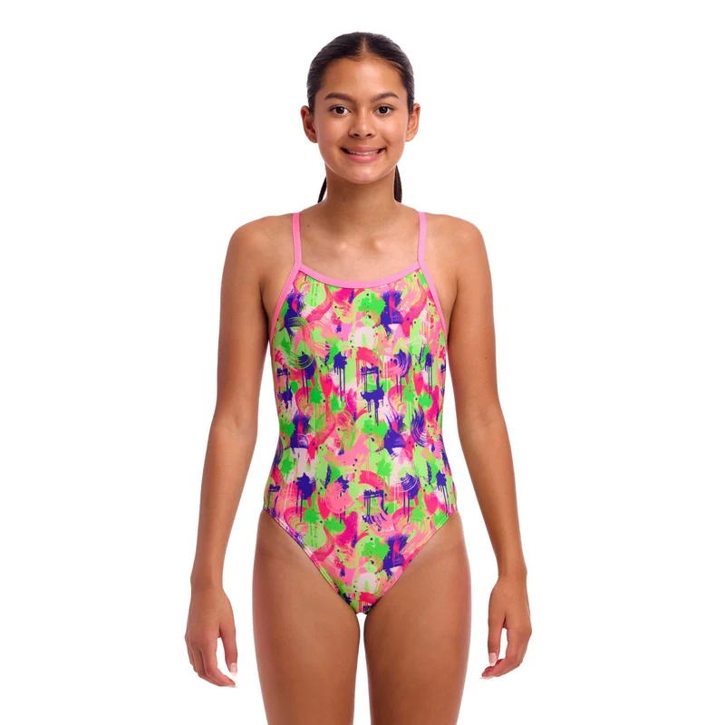 Funkita Splat Spot Single Strap Girls Swimsuit
