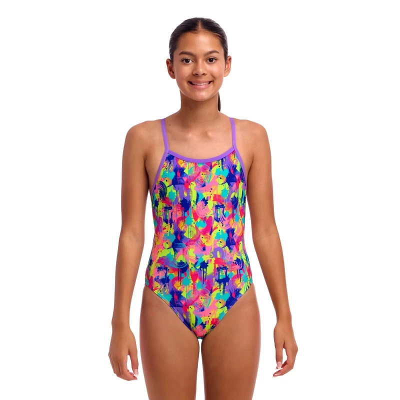 Funkita Mess Match Single Strap Girls Swimsuit