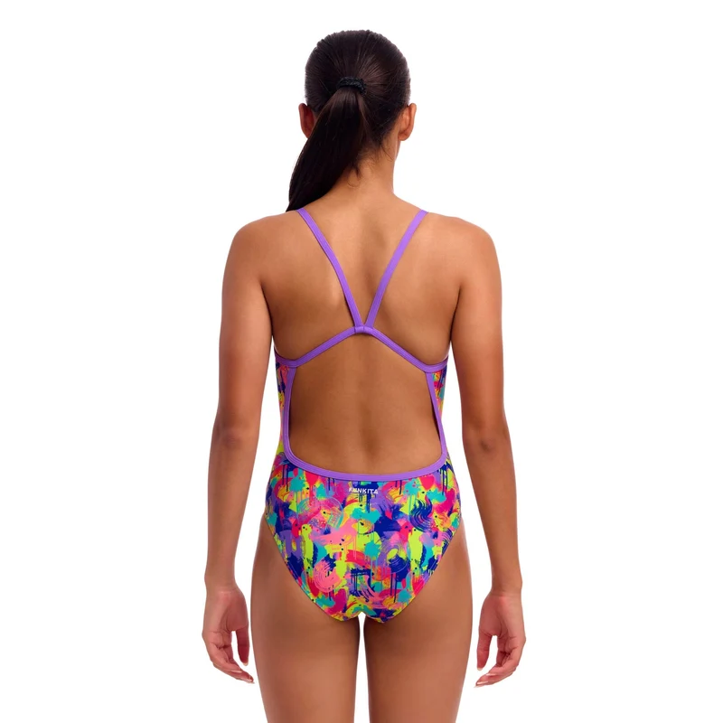 Funkita Mess Match Single Strap Girls Swimsuit