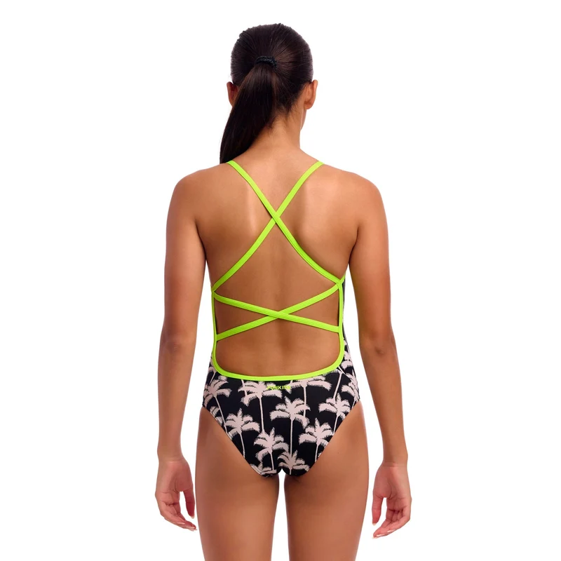 Funkita Palm Night Strapped In Girl's Swimsuit