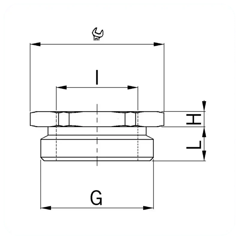 WAM E/O Cord Adapter from M16x1.5 to M12x1.5 nickelplated M16x1.5 to M12x1.5
