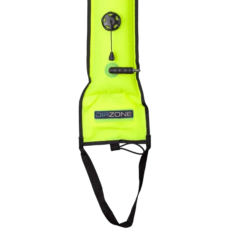 DIRZONE alert marker 122cm with duckbill, small OPV, YELLOW yellow 122cm
