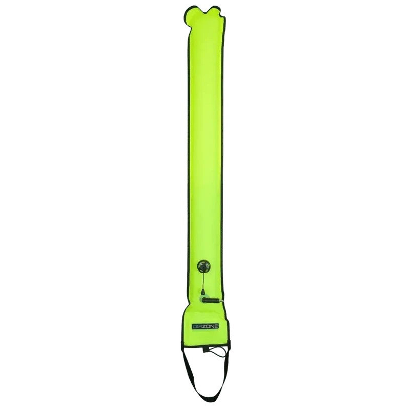 DIRZONE alert marker 122cm with duckbill, small OPV, YELLOW yellow 122cm