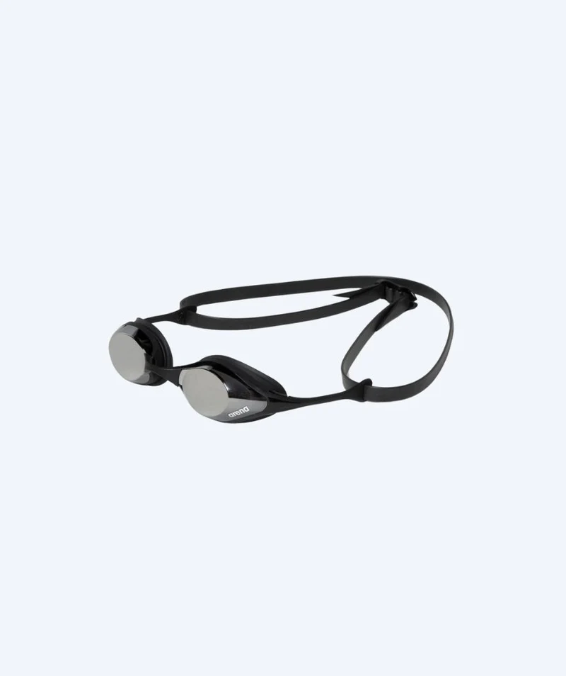 Arena Schwimmbrille - Cobra SWIPE Mirror - Schwarz/Silber