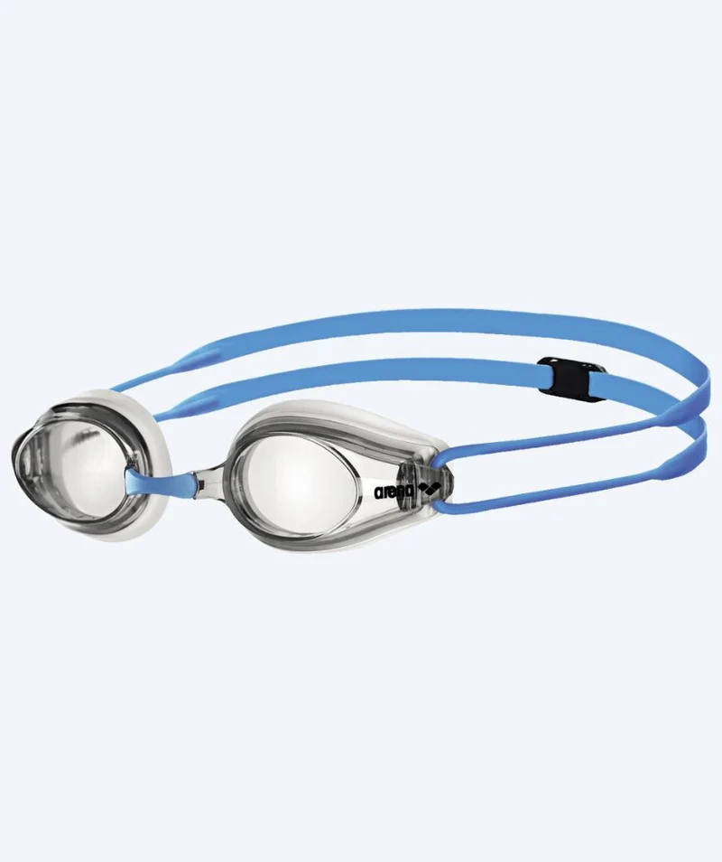 Arena Wettkampf Schwimmbrille für Kinder (6-12) - Tracks - Hellblau