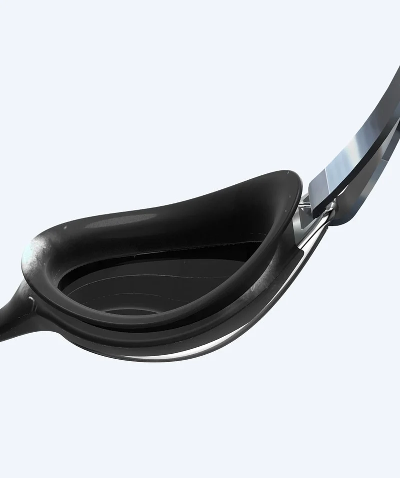Speedo Schwimmbrille für Freizeitschwimmer - Hyper Flyer Mirror - Schwarz/Grau