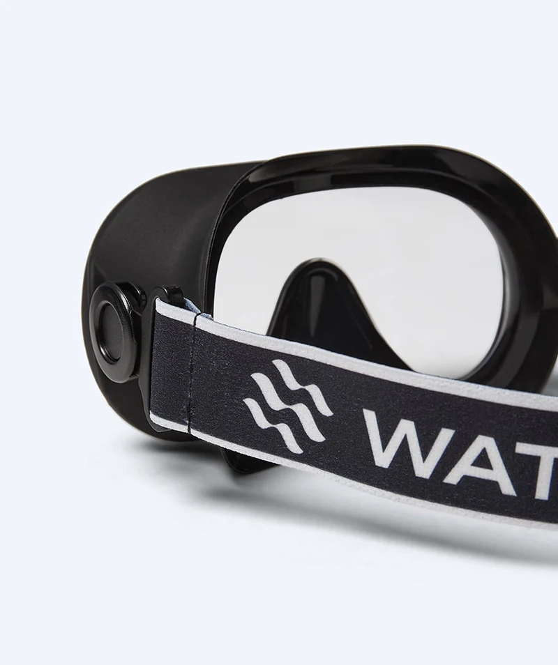 Watery Combo Schnorchelset für Kinder (4-10) - Alton - Schwarz