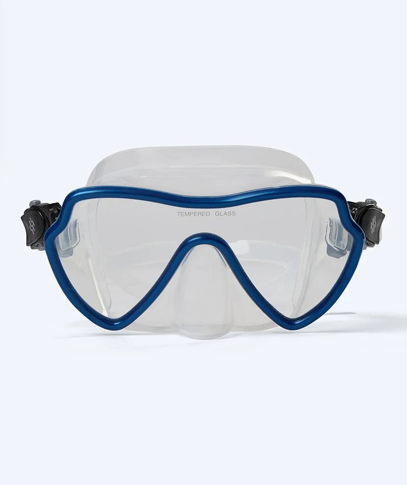 Watery Tauchmaske für Erwachsene (ab 15 Jahre) - Fraser - Blau/Klar