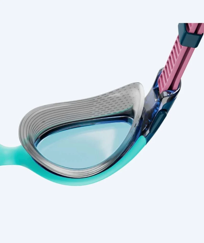 Speedo Schwimmbrille für Damen - Biofuse 2.0 - Blau/Rosa