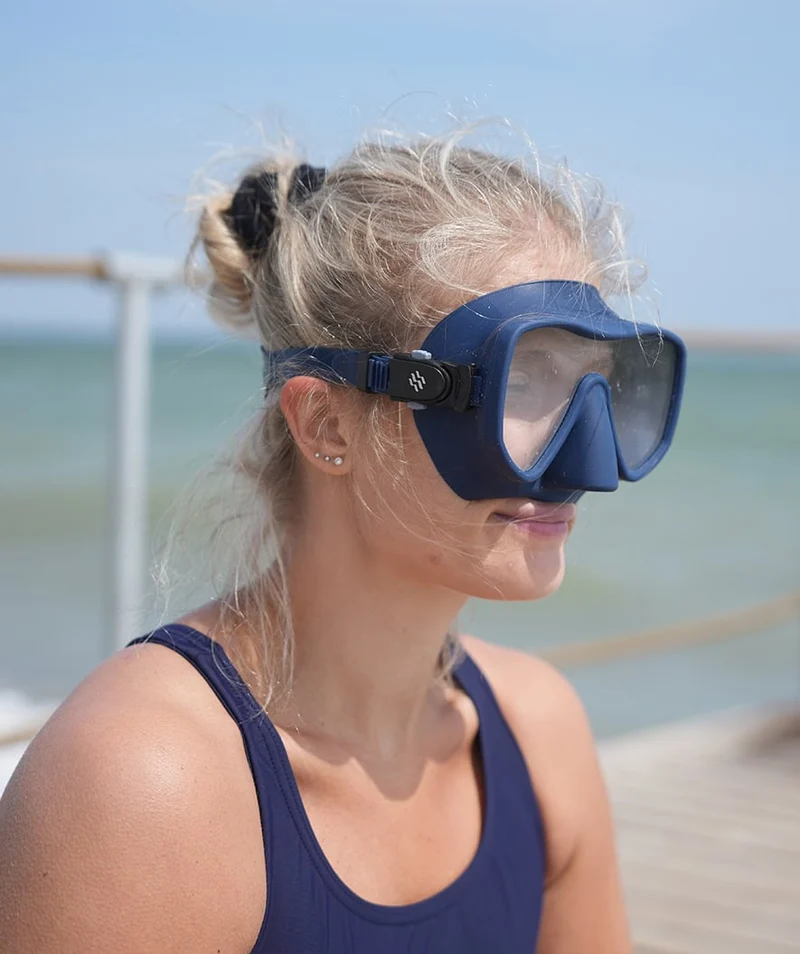 Watery Tauchmaske für Erwachsene (ab 15 Jahre) - Coast - Dunkelblau