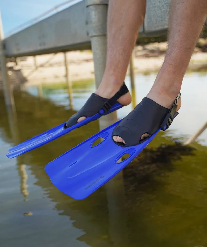 Watery Taucherflossen für Erwachsene - Masika - Blau