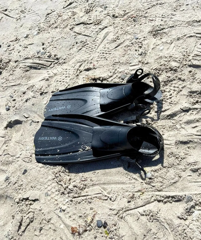 Watery Taucherflossen für Erwachsene - Skipper - Schwarz