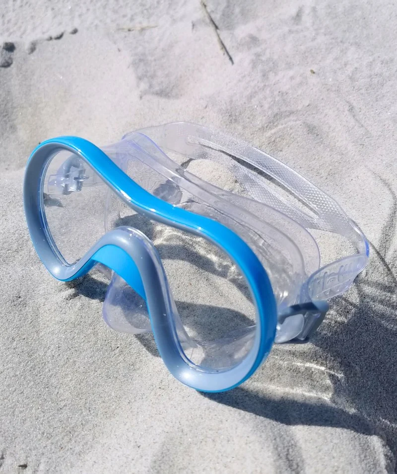 Watery Tauchmaske für Junioren (8-15) - Gobie - Hellrosa/Klar