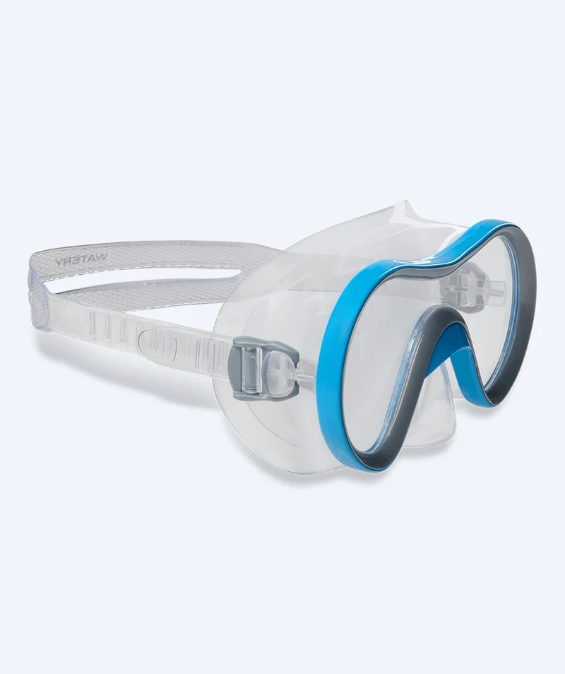 Watery Tauchmaske für Junioren (8-15) - Gobie - Blau/Klar