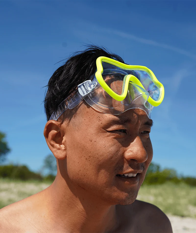 Watery Tauchmaske für Junioren (8-15) - Trigger - Blau/Klar
