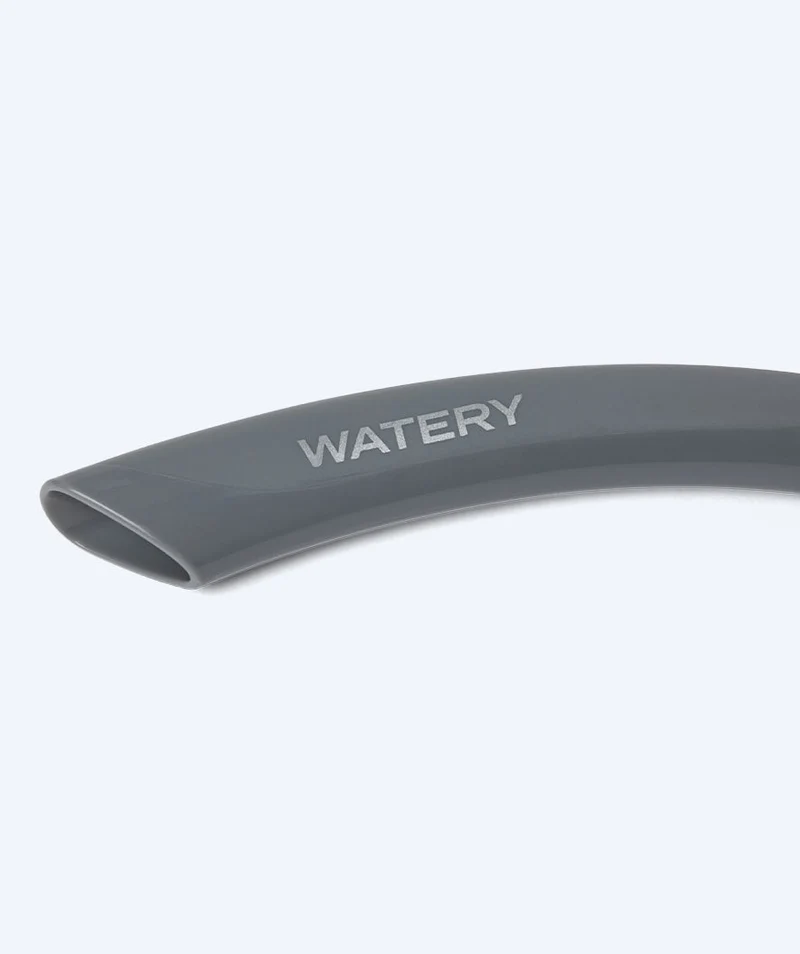 Watery Mittelschnorchel zum Schwimmen - Phoenix Elite - Grau