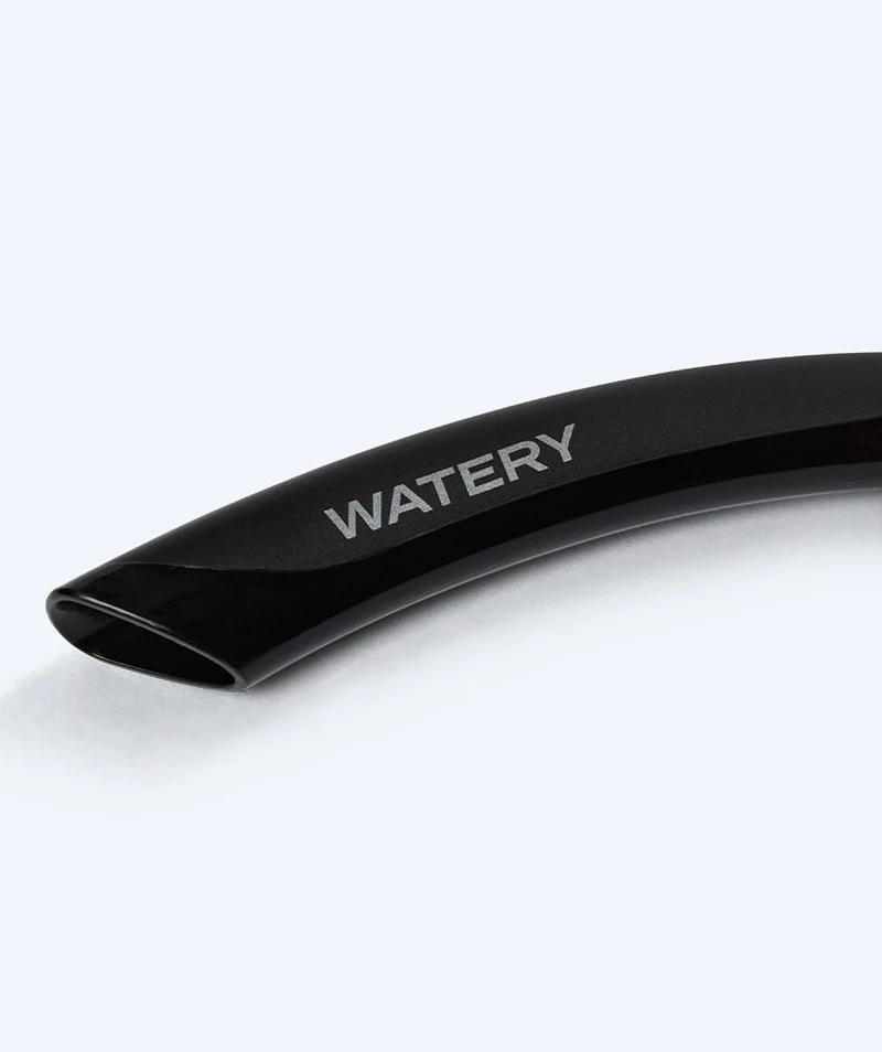 Watery Mittelschnorchel zum Schwimmen - Phoenix Elite - Schwarz