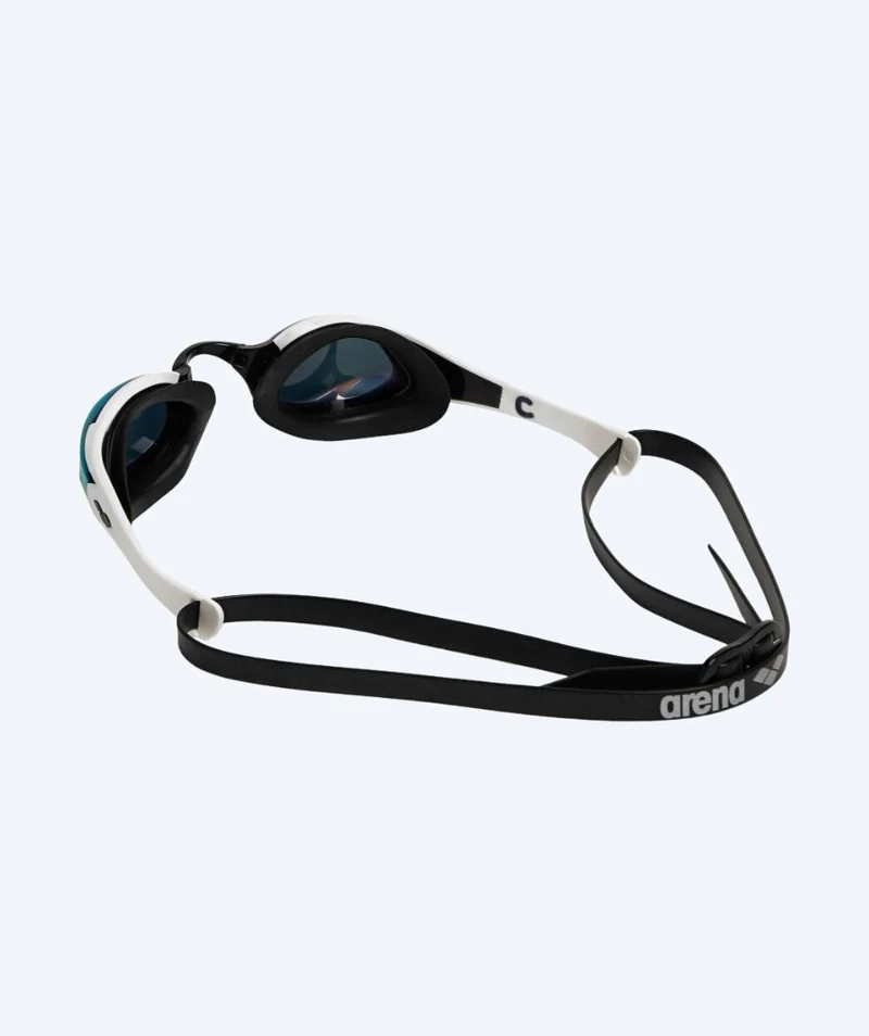 Arena Elite Schwimmbrillen - Cobra Edge SWIPE Mirror - Weiß/Gold