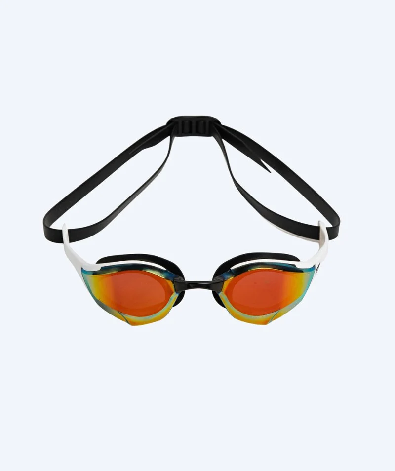 Arena Elite Schwimmbrillen - Cobra Edge SWIPE Mirror - Weiß/Gold