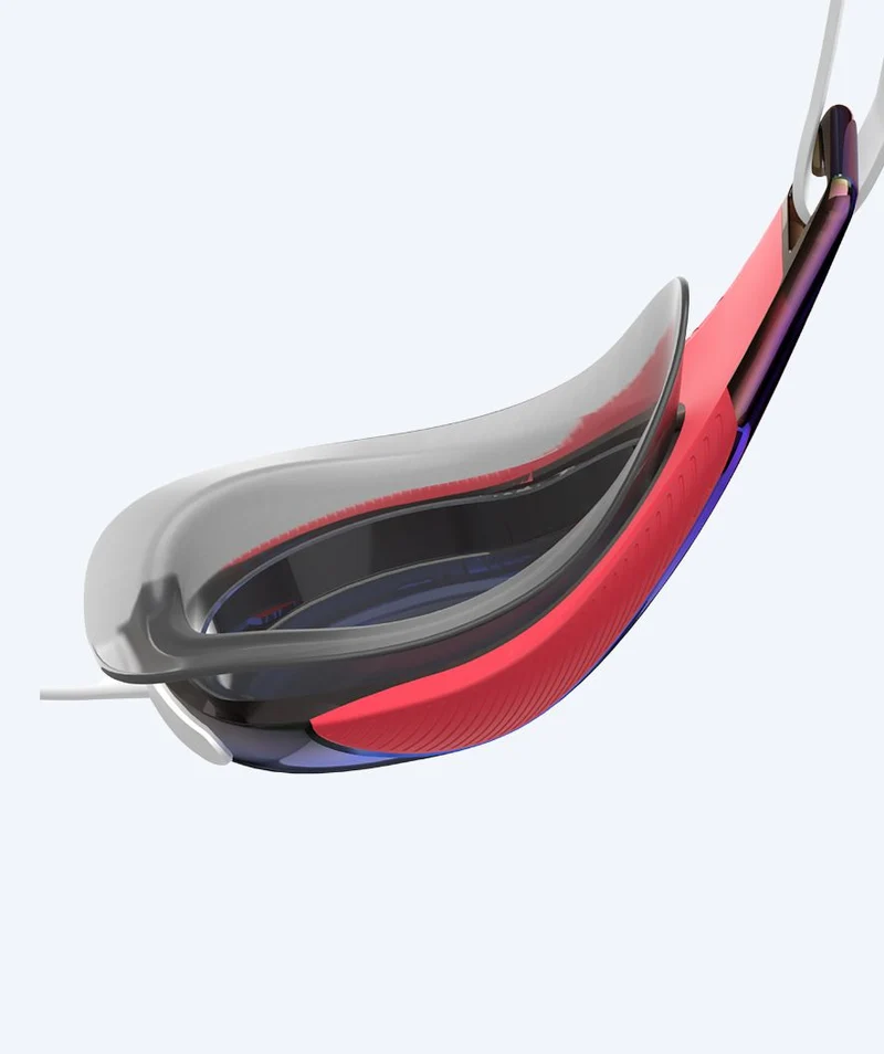 Speedo Elite Schwimmbrillen - Fastskin Hyper Elite Mirror - Rot/Blau